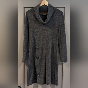 Dark Grey Sweater Dress